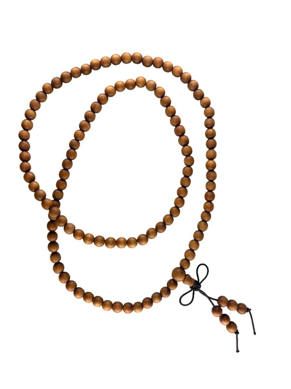 Natural Barbie Sandalwood Mala Prayer 6mm 108 Beads Necklace Bracelet 15.1g